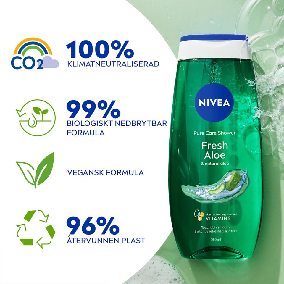 NIVEA Fresh Aloe Shower Gel 250ml