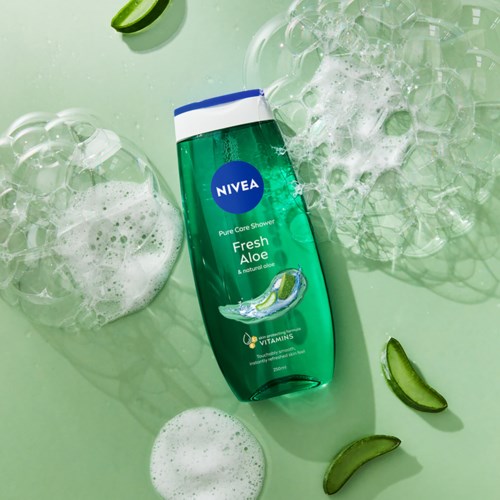 NIVEA Shower Gel Fresh Aloe 250 ml | lyko.com