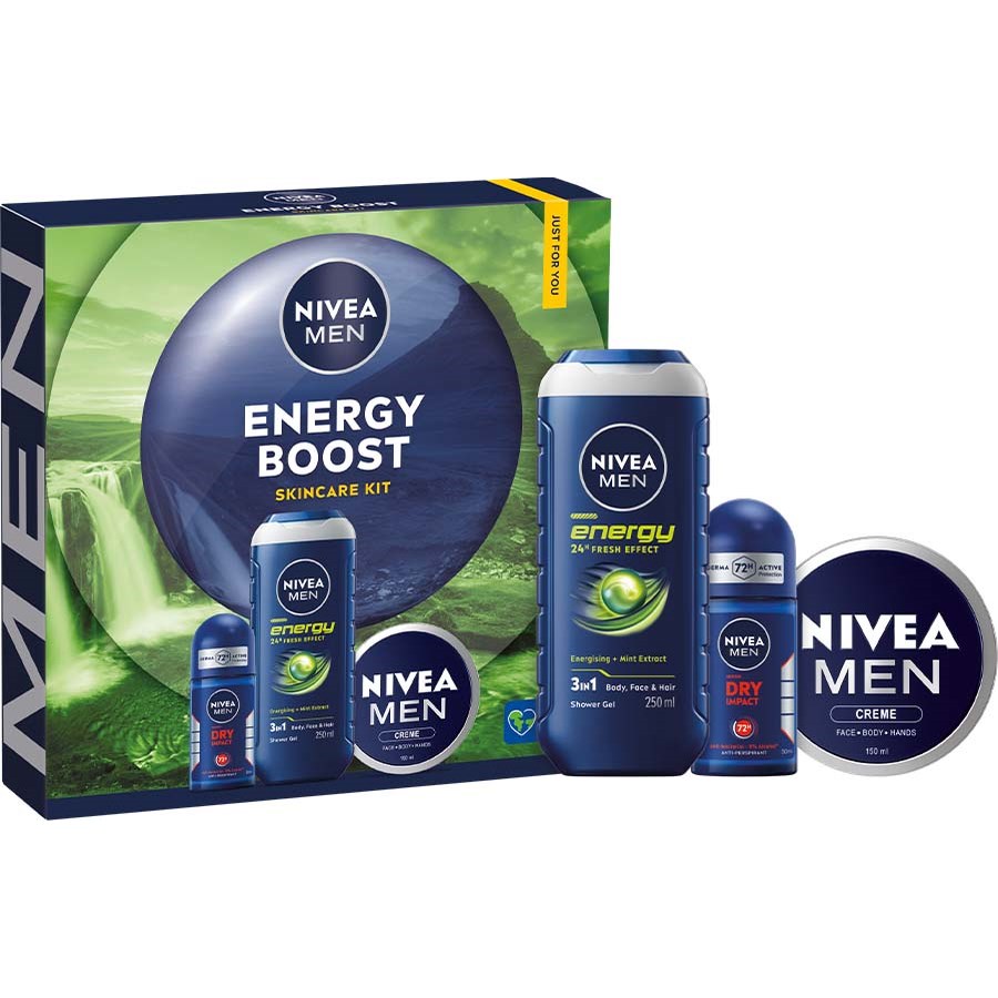 NIVEA MEN Giftpack Energy Boost 1 stk