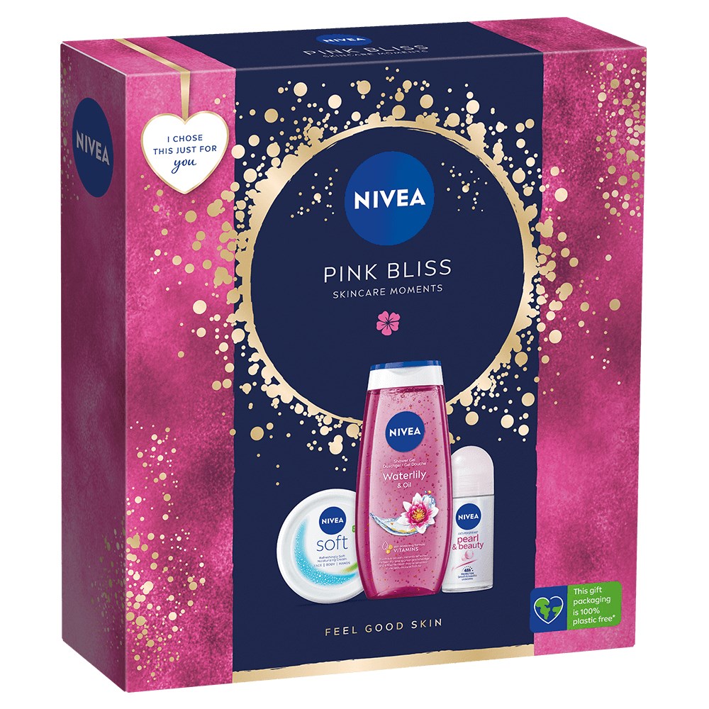 Alternativ bild 1 för NIVEA Pink Bliss Giftpack 2024