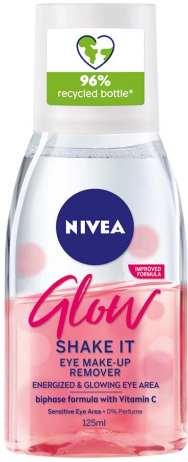 NIVEA NIVEA Shake It Glow Eye Make-up Remover 125 ml