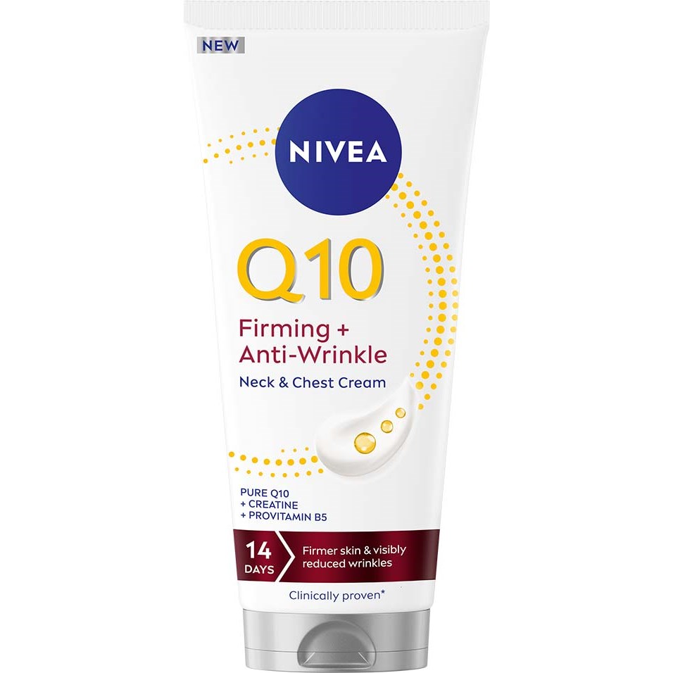 NIVEA Q10 Firming+ Anti-wrinkle Neck & Chest Cream 200 ml billede