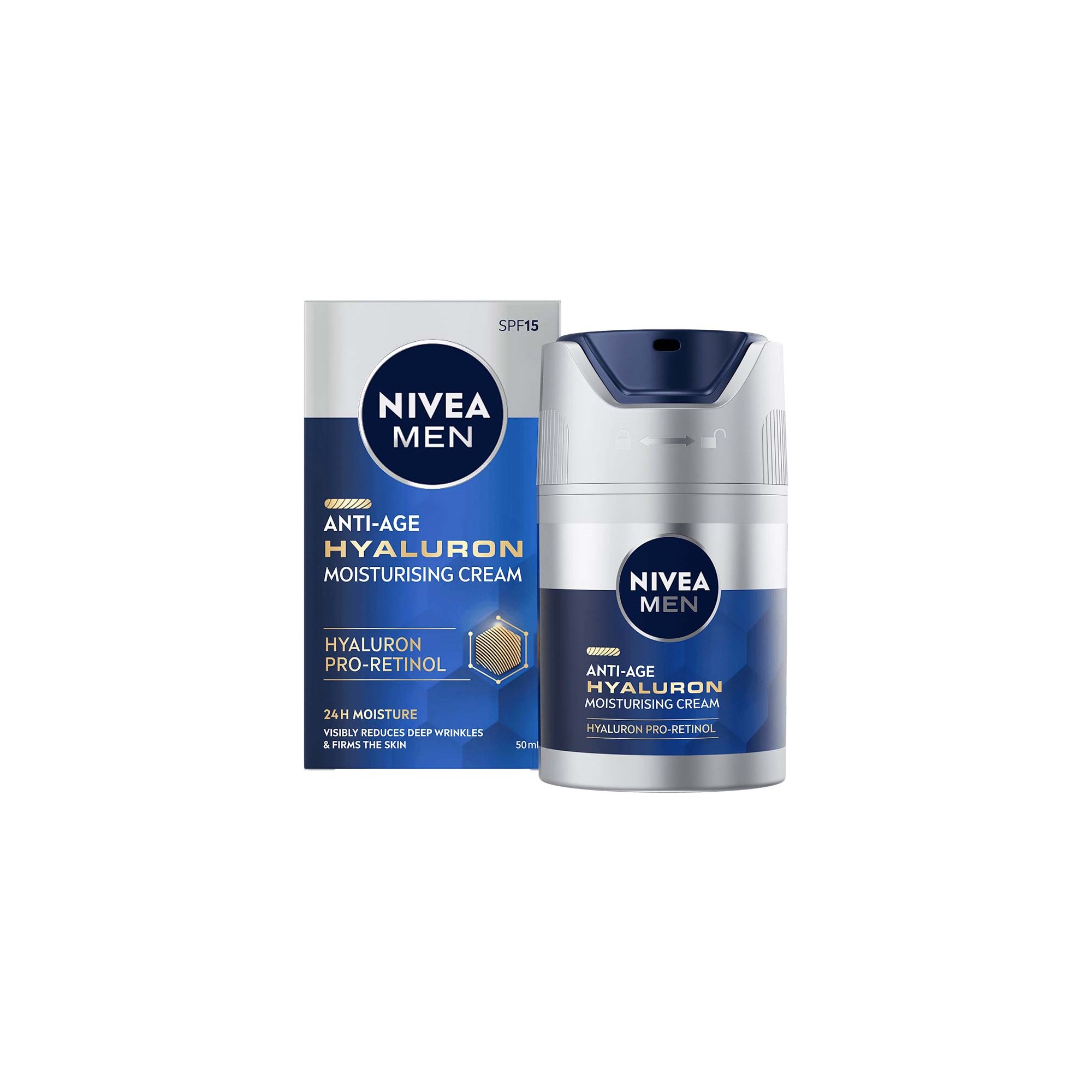 Läs mer om NIVEA For Men Anti Age Hyaluron Face Cream 50 ml