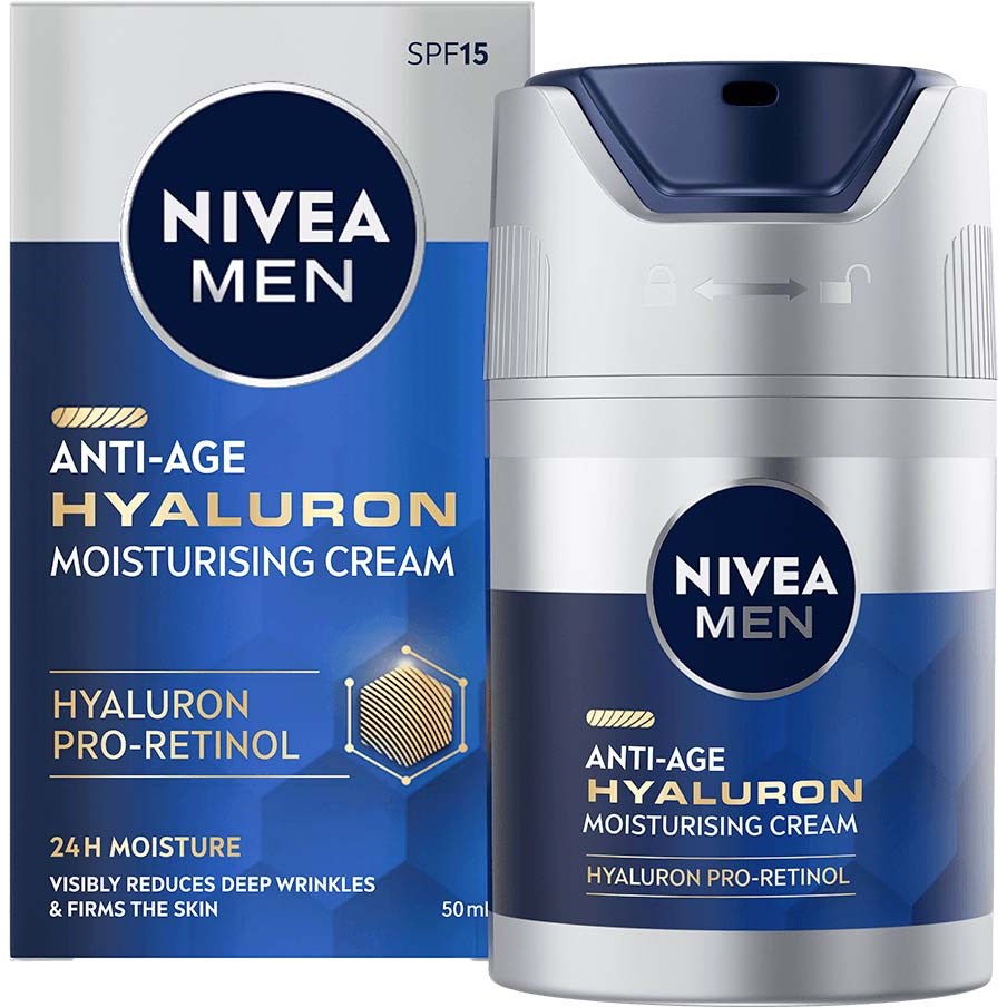 NIVEA For Men Anti Age Hyaluron Face Cream 50 ml