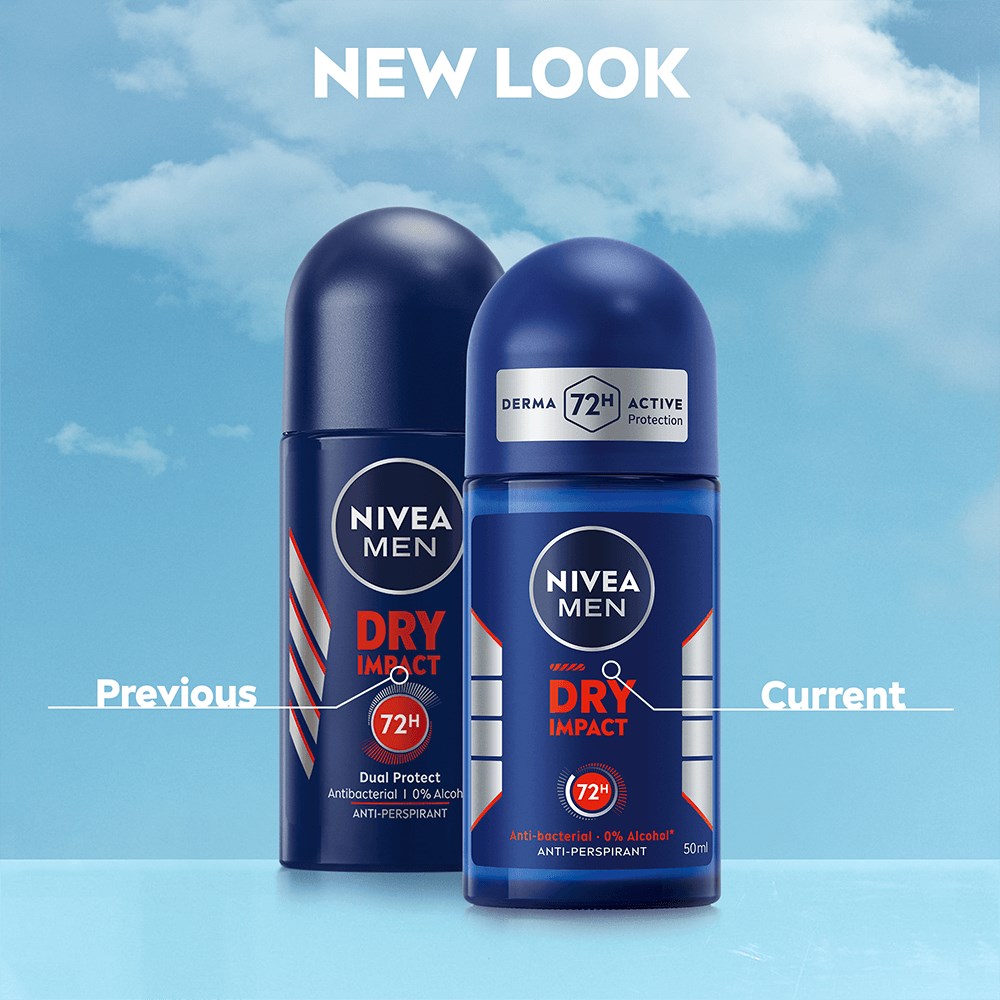NIVEA MEN Antiperspirant Deo Roll on Dry Impact 50 ml (obrázok 6)