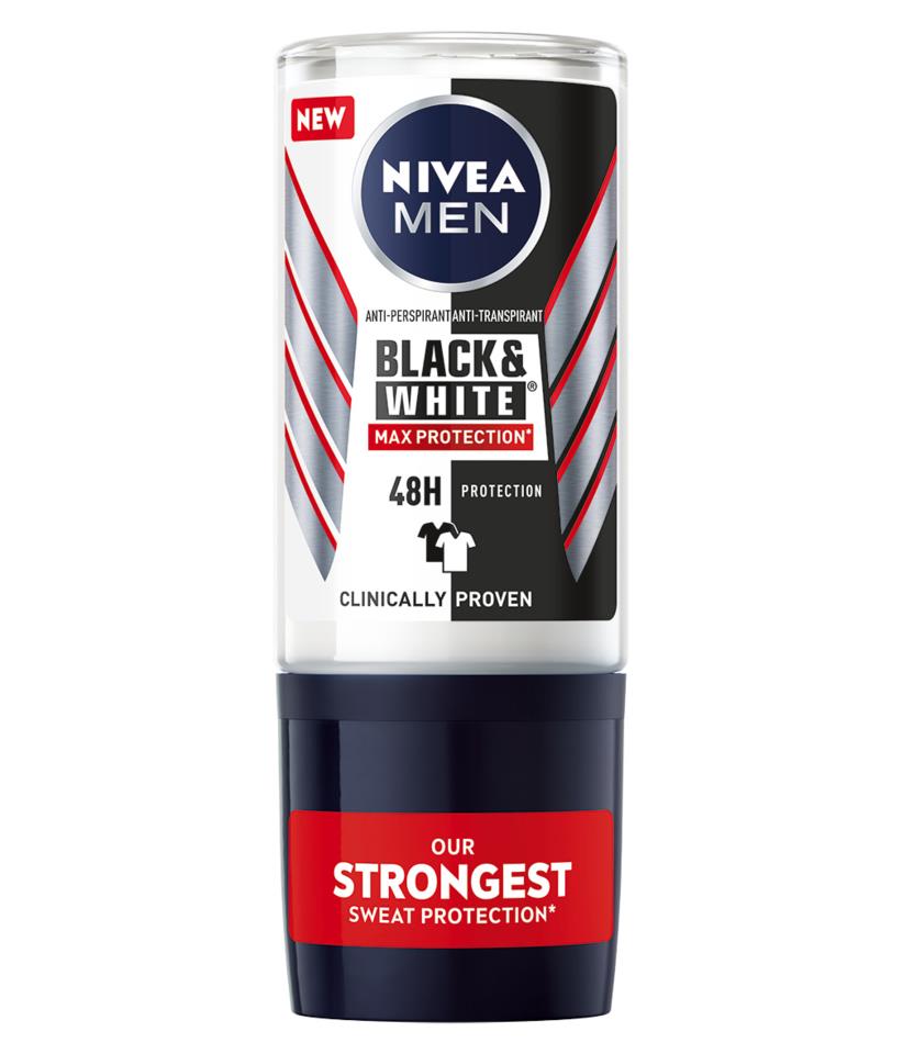 NIVEA MEN Black & White Max Protect Roll On 50ml
