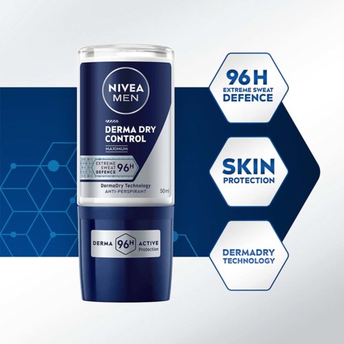 Nivea Men deodorantstift med 96 timers svedbeskyttelse, hudbeskyttelse og antiperspirant teknologi.