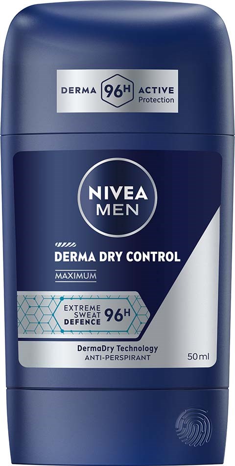 NIVEA NIVEA MEN Derma Control Antiperspirant Deo Stick Dry Maximum 50 ml