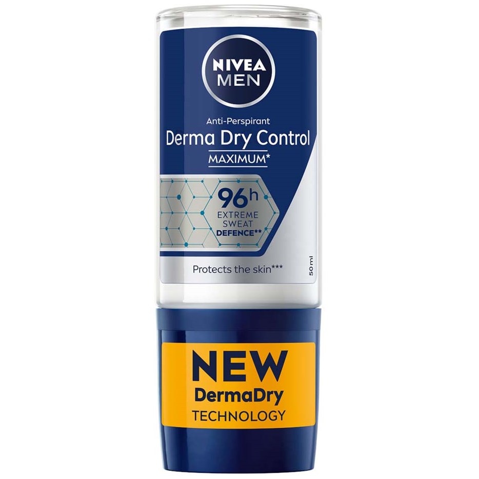 NIVEA For Men Derma Dry Maximum Protection Roll on 50 ml
