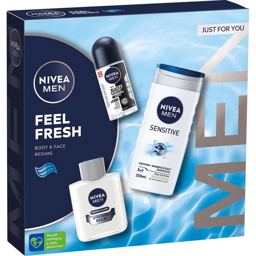 Alternativ bild 1 för NIVEA MEN Giftpack Feel Fresh