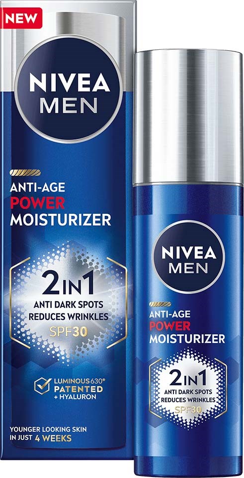 NIVEA NIVEA MEN Anti-Age Power 2in1 Moisturiser SPF30 50 ml
