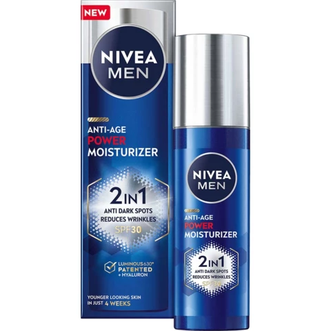 NIVEA MEN Anti-Age Power 2in1 Moisturiser SPF30 50 ml från Nivea