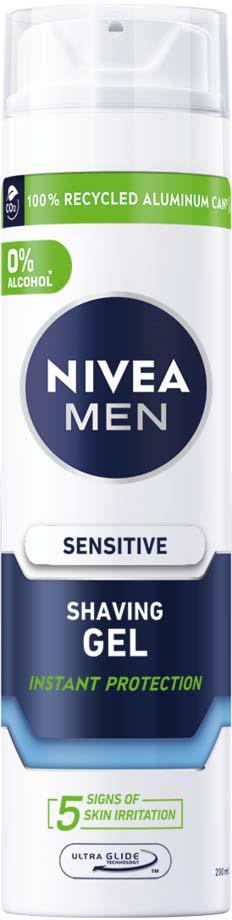 NIVEA MEN Sensitive Shaving Gel 200 ml | lyko.com NIVEA MEN Sensitive Shaving Gel 200 ml | lyko.com