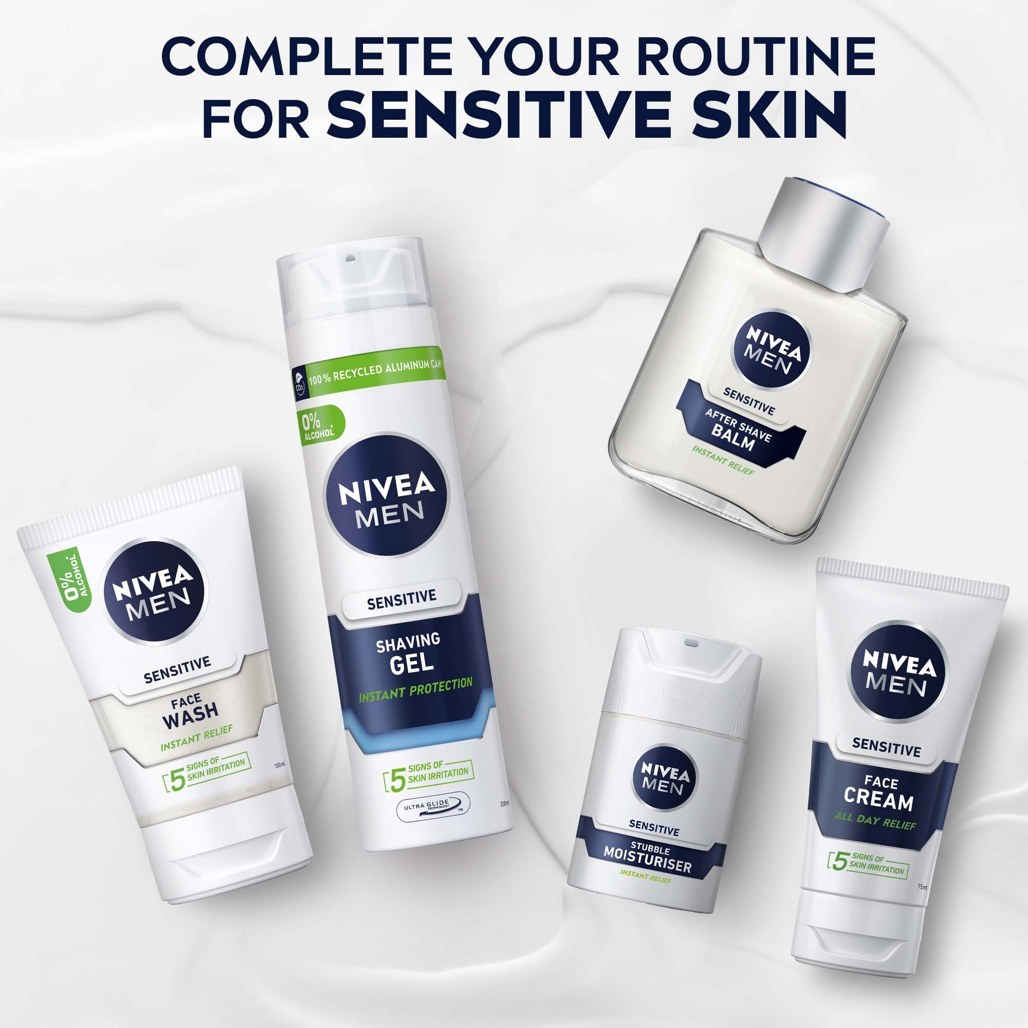 NIVEA MEN Sensitive Shaving Gel 200 ml (obrázok 8)