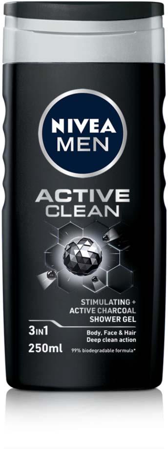 Nivea MEN Shower Active Clean 250ml