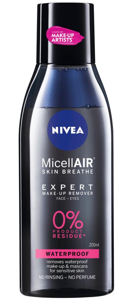 NIVEA MicellAIR Expert Water Make-up Remover Waterproof 200ml