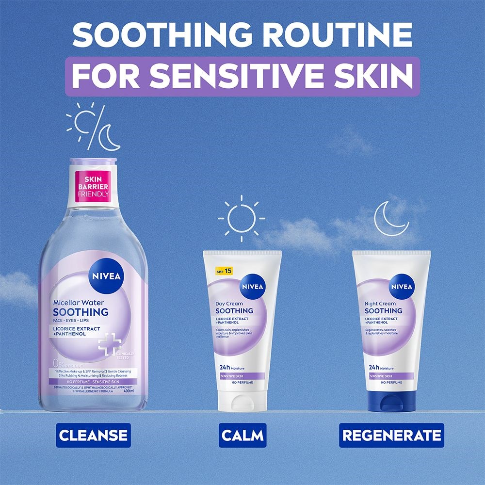 NIVEA Cleansing Micellar Water Sensitive Skin 400 ml (obrázok 8)