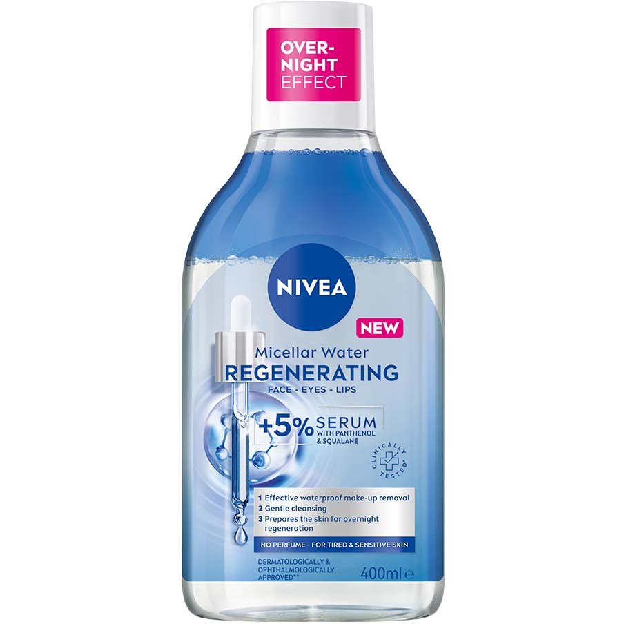 Фото - Крем і лосьйон Nivea Micellar Water Regenerating +5 serum 400 ml 