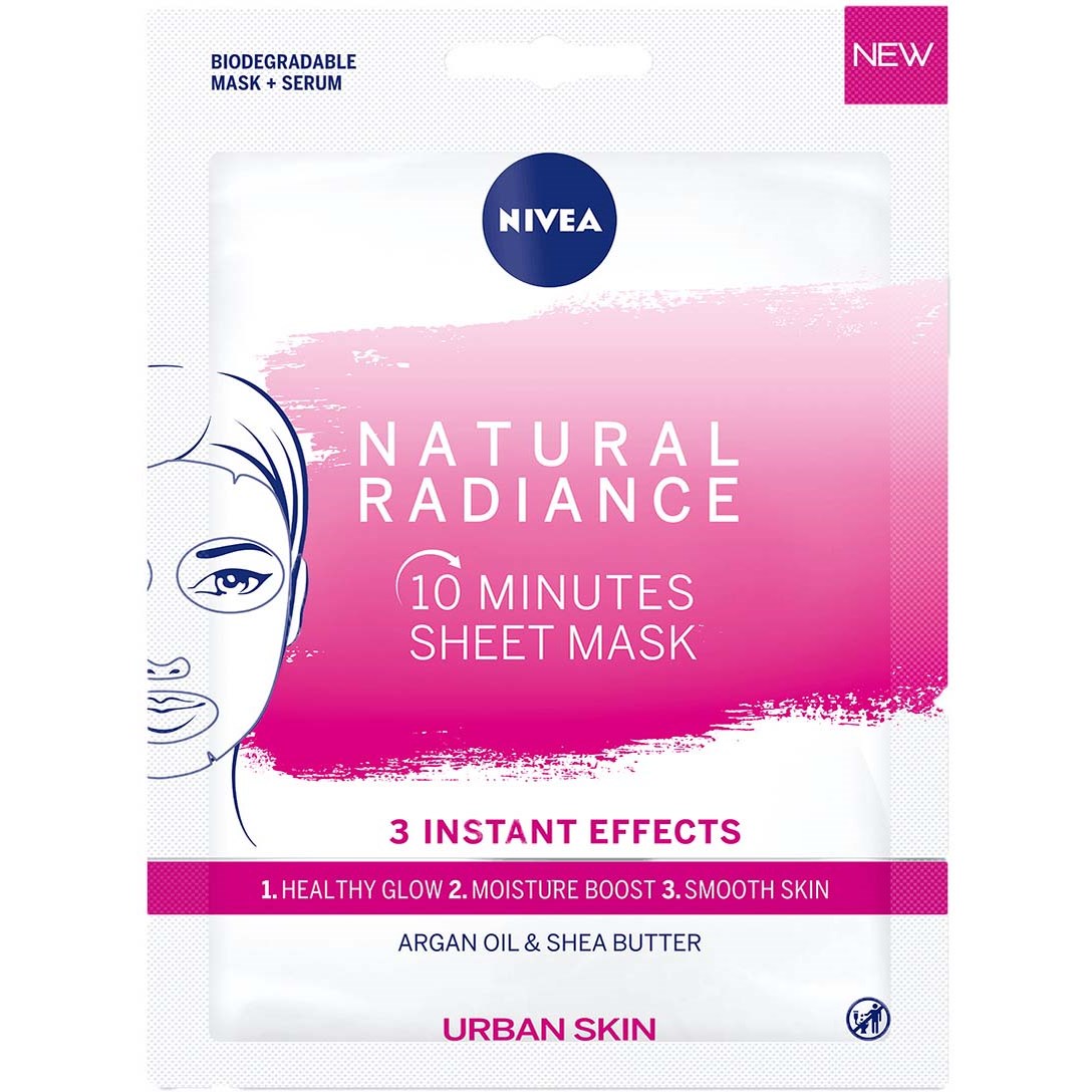 Bilde av Nivea Urban Skin Natural Radiance Sheet Mask