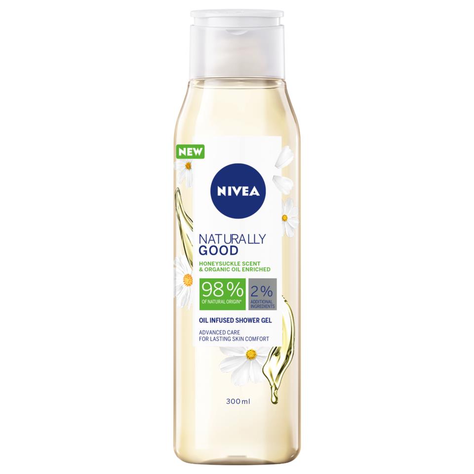 NIVEA Naturally Good Naturally Good Honey Suckle Shower 300 ml | lyko.com NIVEA Naturally Good Naturally Good Honey Suckle Shower 300 ml | lyko.com