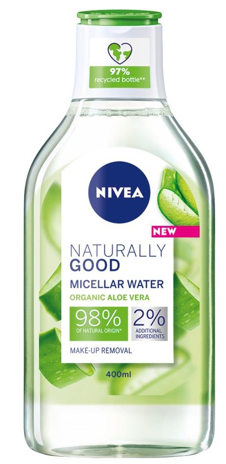 Nivea Naturally Good Micellar water 400 ml