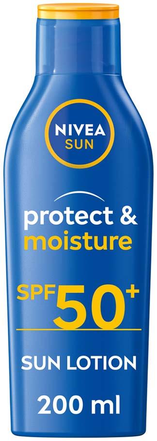 NIVEA Protect & Moisture Sun Lotion SPF 50+ 200ml