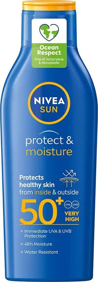 NIVEA Protect & Moisture Sun Lotion SPF 50+ 200ml