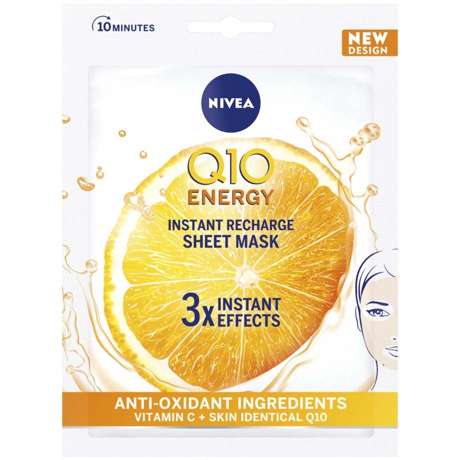 NIVEA Q10 Energy Sheet Mask 1 stk billede