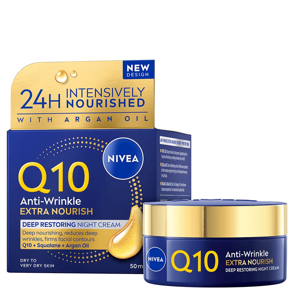 NIVEA Q10 Extra Nourish Night Cream 50 ml
