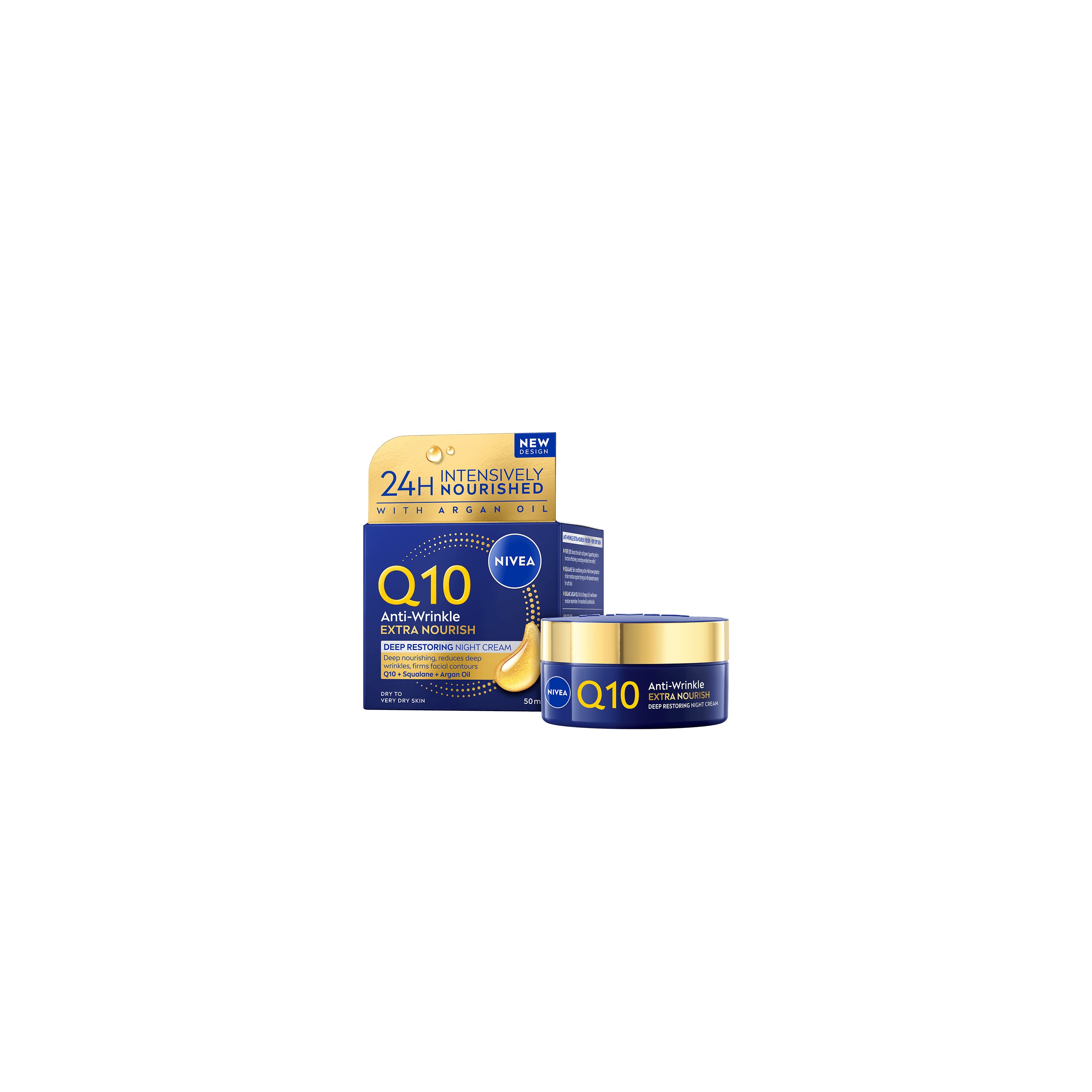 NIVEA Q10 Extra Nourish Night Cream 50 ml