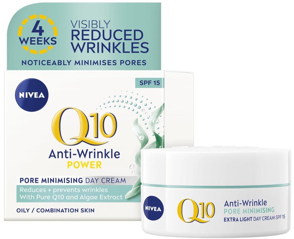NIVEA Dagkräm Q10 Power Pore Minimising Day Cream SPF 15 50 ml
