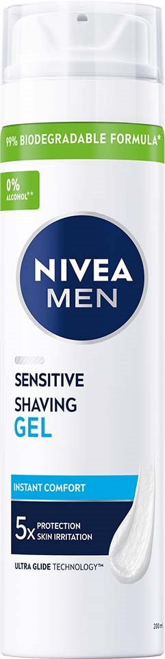 NIVEA MEN Sensitive Shaving Gel 200 ml