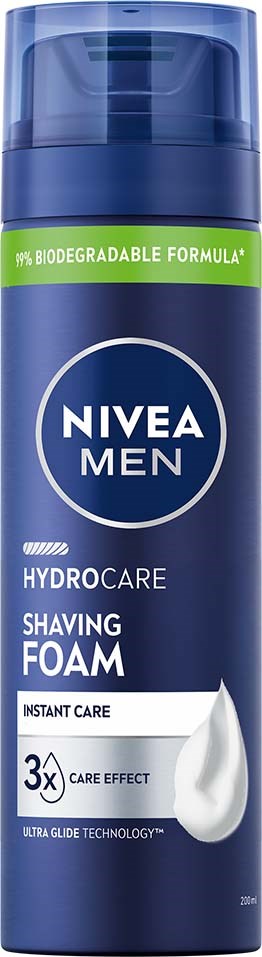 NIVEA MEN Hydrocare Shaving Foam 200 ml