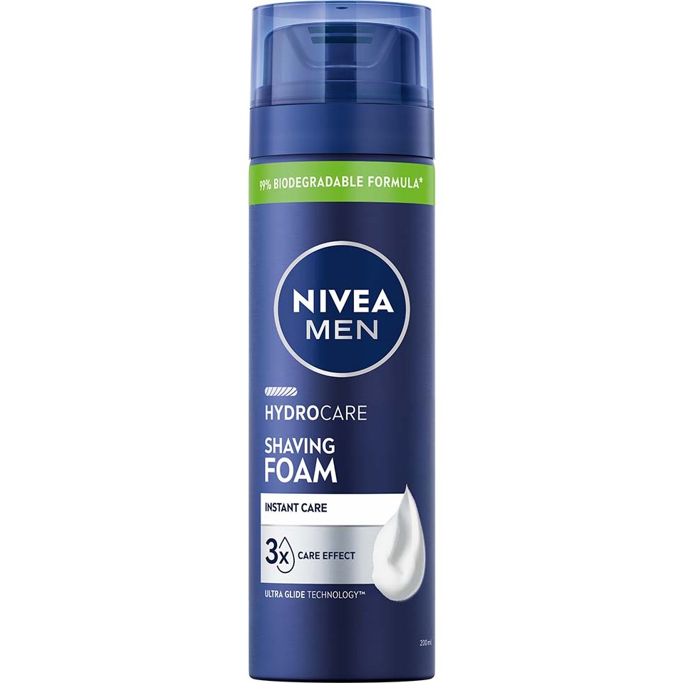 NIVEA MEN Hydrocare Shaving Foam 200 ml billede