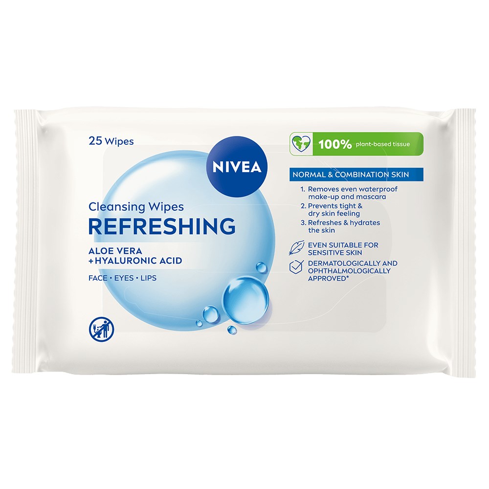 NIVEA 3-in-1 Refreshing Cleansing Wipes billede
