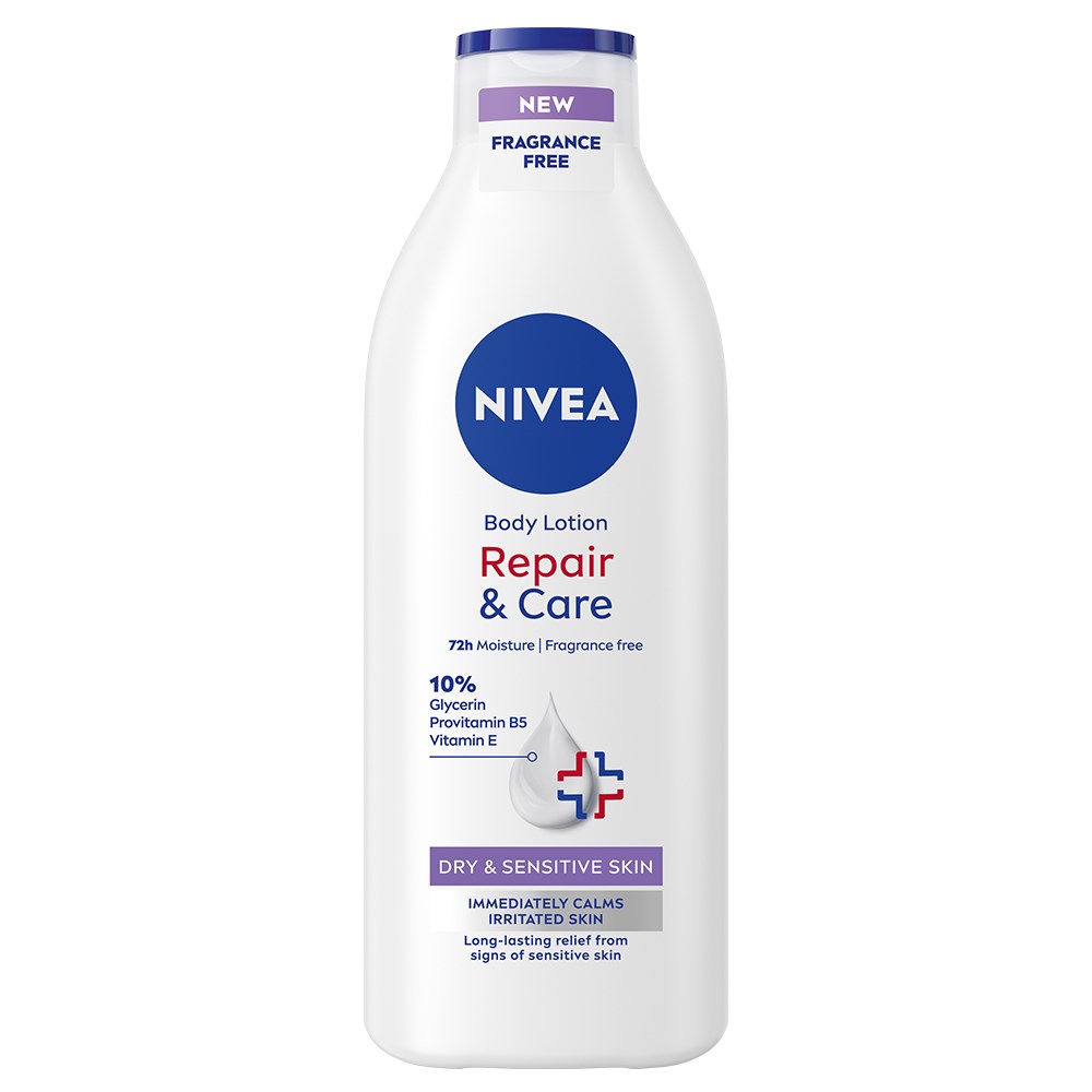 NIVEA Repair & Care Fragrance Free Body Lotion 400 ml billede