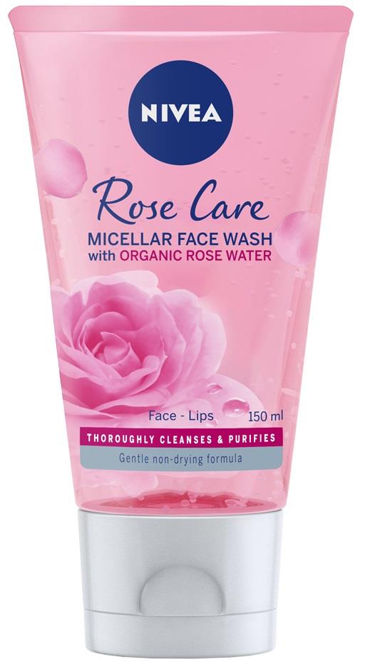 Nivea Rose Care Micellar Organic Rose Water Wash Gel 150 ml