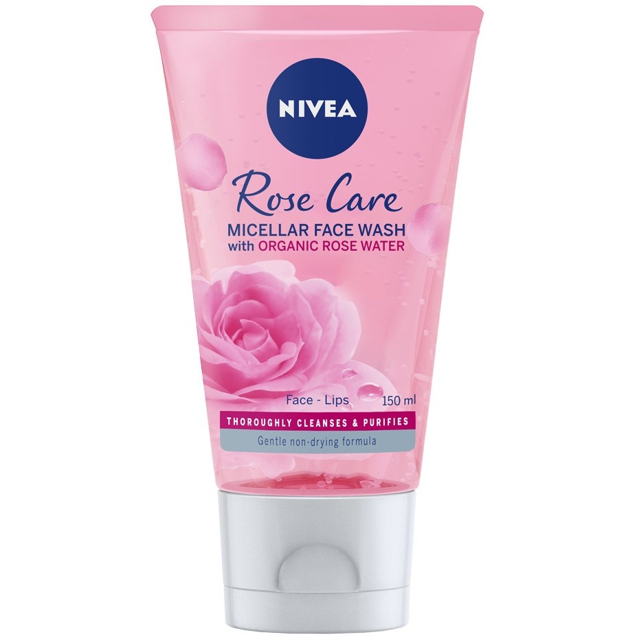 Läs mer om NIVEA Rose Care Micellar Organic Rose Water Wash Gel 150 ml