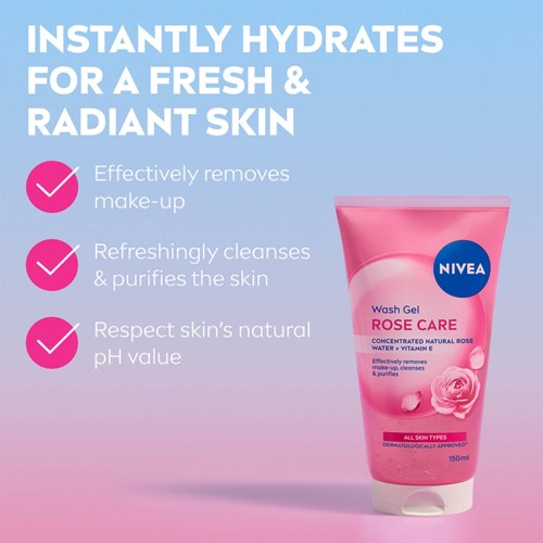 NIVEA Rose Care Micellar Face Wash 150 ml
