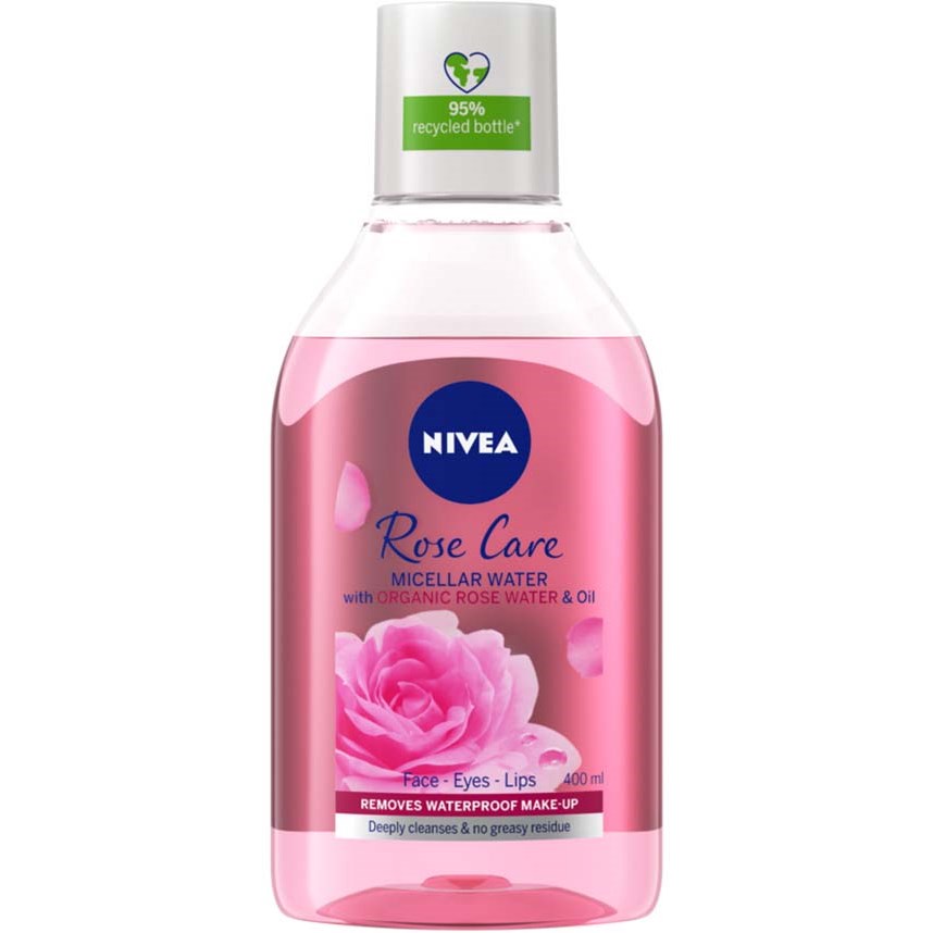 Bilde av Nivea Rose Care Micellar Organic Rose Water & Oil 400 Ml
