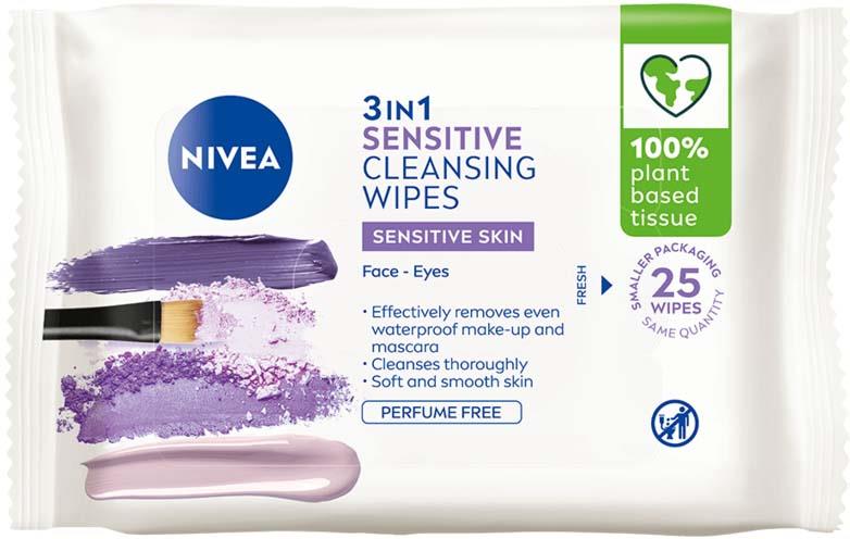 NIVEA Sensitive Cleansing Wipes 25pcs