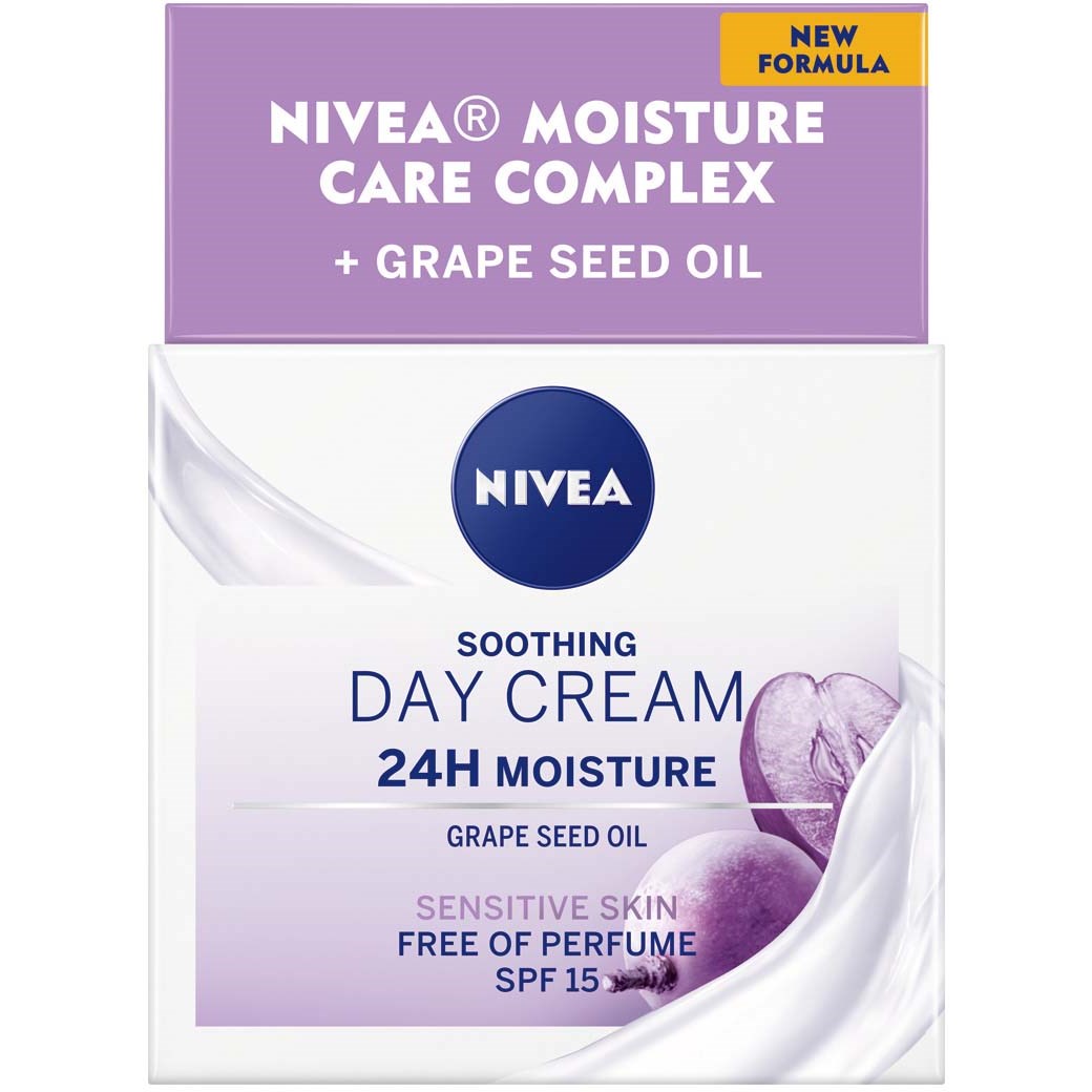 Alternativ bild 1 för NIVEA Soothing Day Cream 50 ml