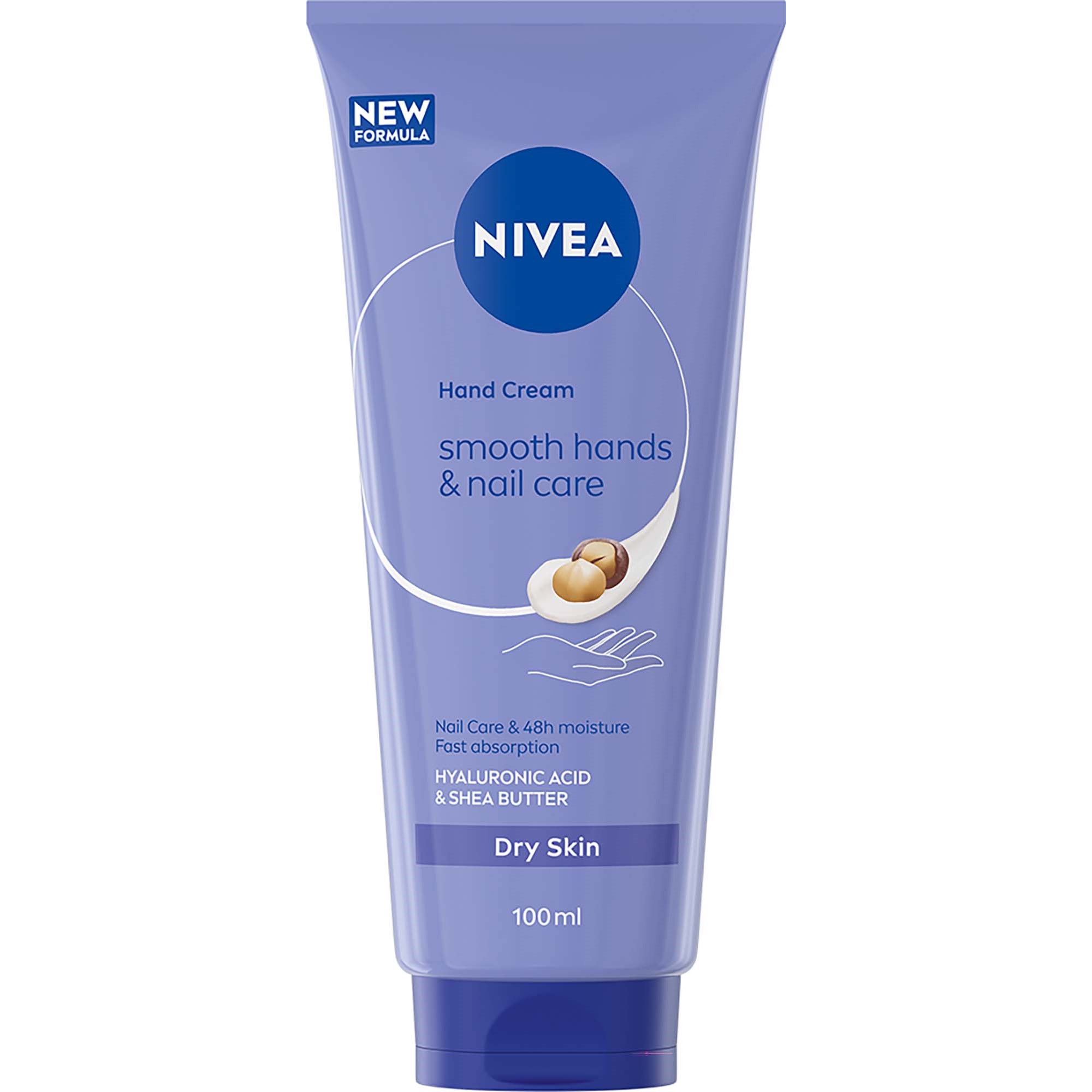 NIVEA Smooth Hands & Nail Care Hand Cream 100 ml