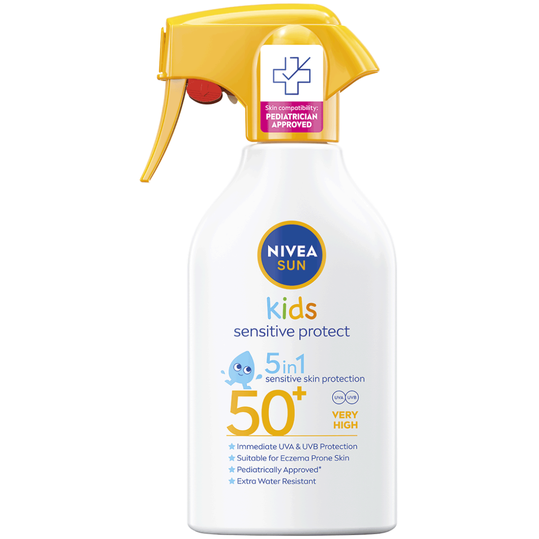Läs mer om NIVEA Sun Kids Sensitive Protect & Play Sun Spray 50+ 270 ml