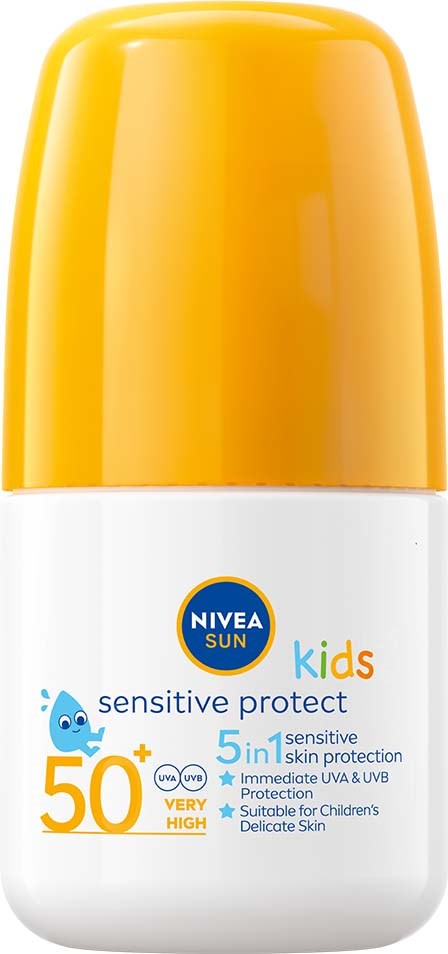 NIVEA SUN Solskydd Kids Sensitive Sun Roll-On SPF50+ 50 ml