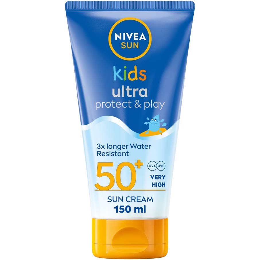 Фото - Крем для засмаги Nivea SUN Kids Ultra Protect & Play Sun Cream SPF50 150 ml 