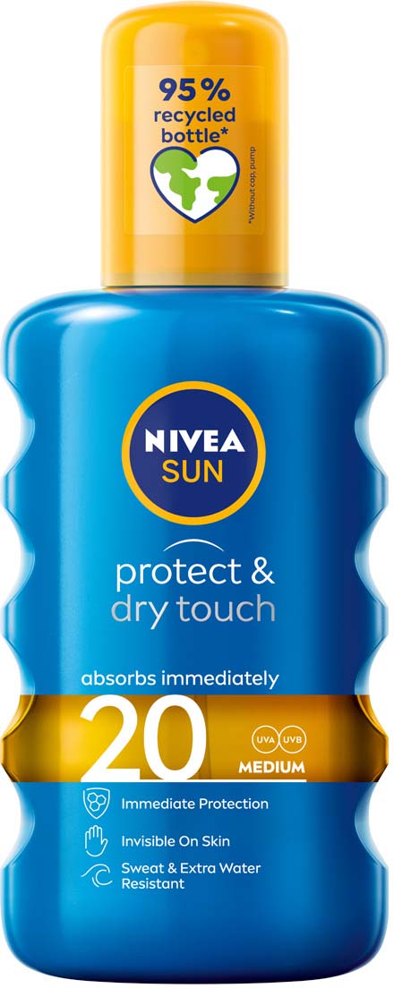 NIVEA Sun protect & dry SPF20 | lyko.com