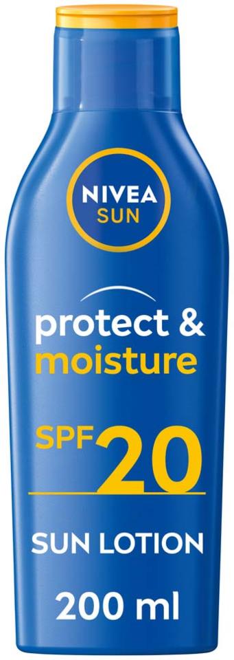 Nivea SUN Protect & Moisture Sun Lotion SPF20 200 ml