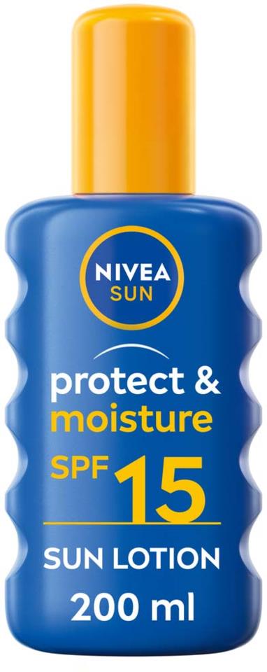 Nivea SUN Protect & Moisture Sun Spray SPF15 200 ml