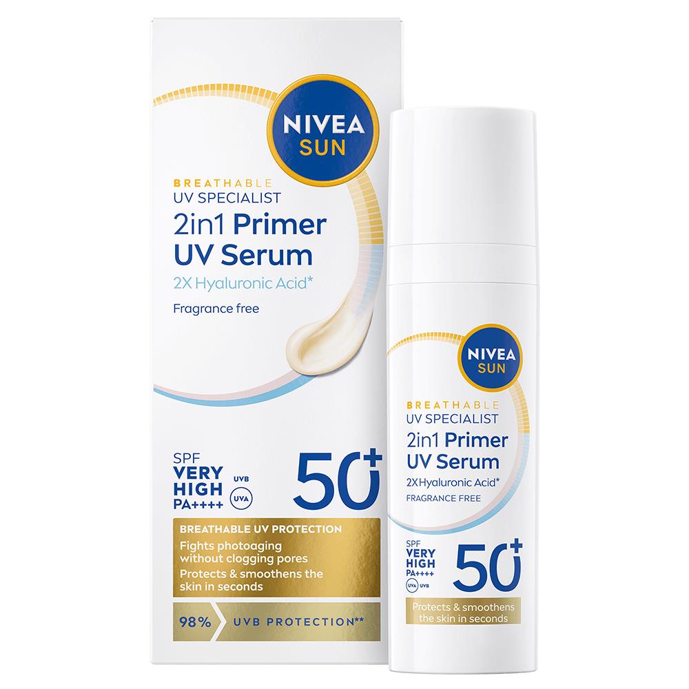 NIVEA SUN UV Face specialist 2in1 Primer Daily UV Serum SPF 50 + 30 ml